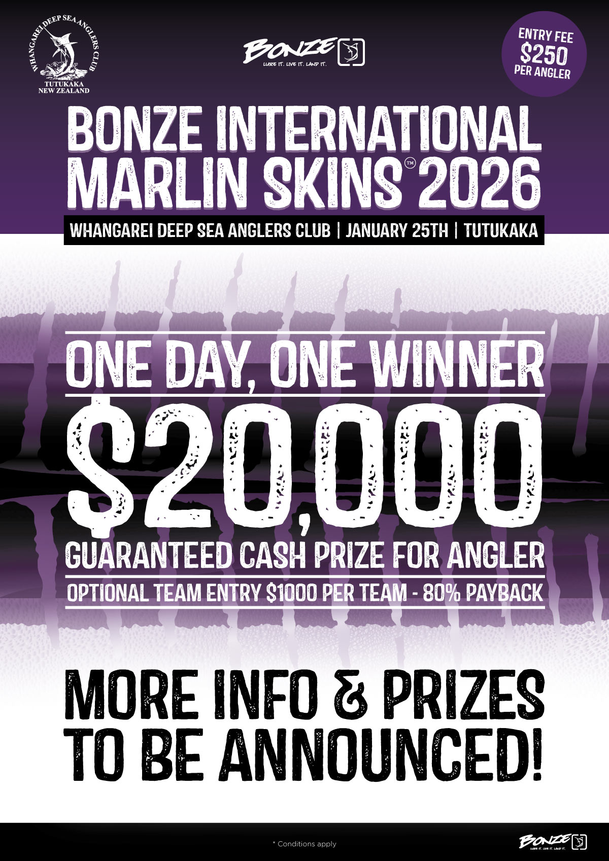 Bonze International Marlin Skins 2020